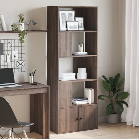 Bookcase 70X36X189 Cm Engineered Wood