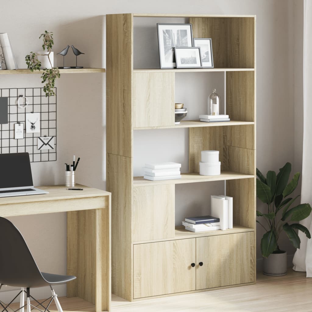 Bookcase 70X36X189 Cm Engineered Wood