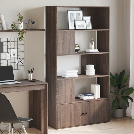 Bookcase 70X36X189 Cm Engineered Wood