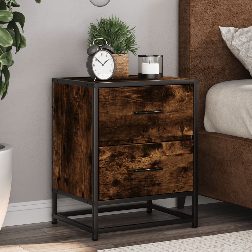Bedside Cabinet 40X31X50 Cm Engineered Wood
