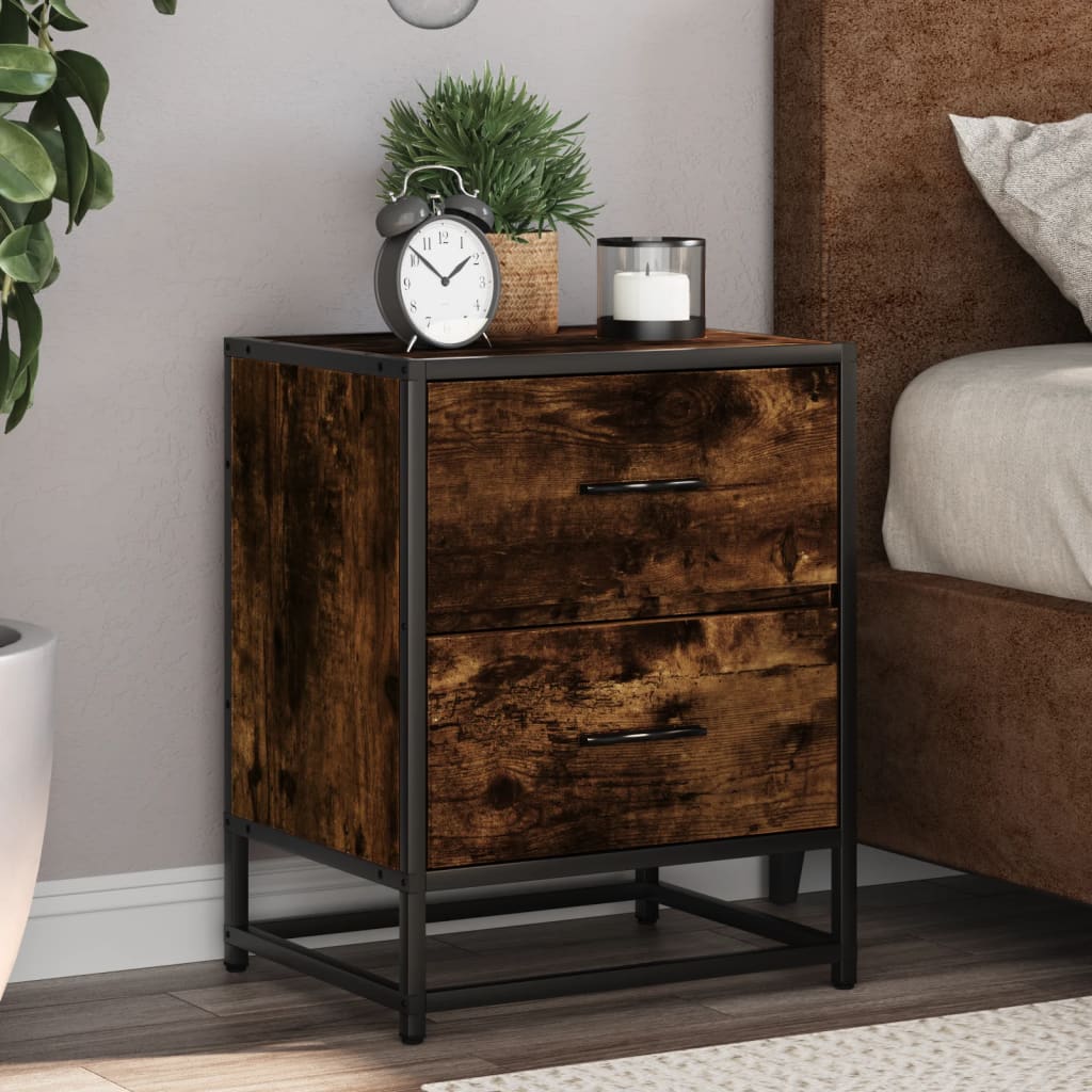 Bedside Cabinet 40X31X50 Cm Engineered Wood