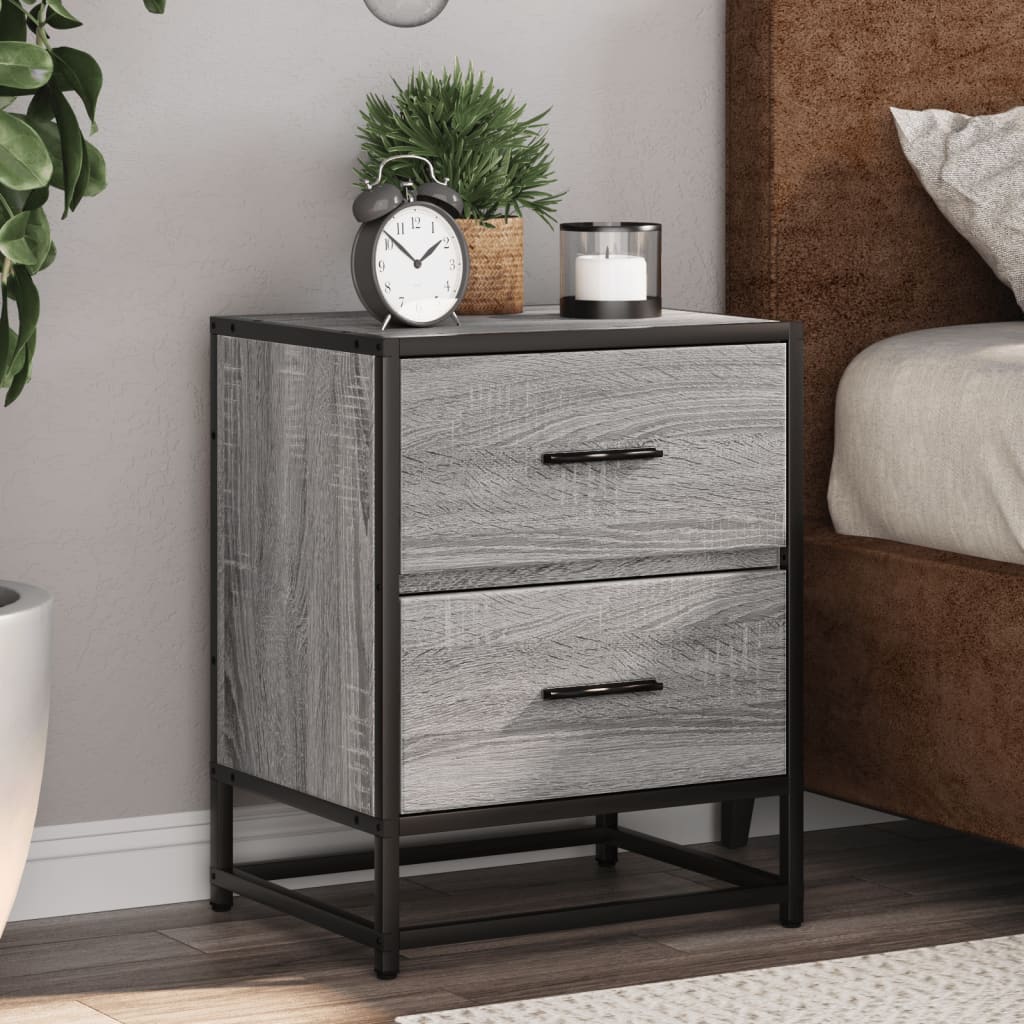 Bedside Cabinet 40X31X50 Cm Engineered Wood
