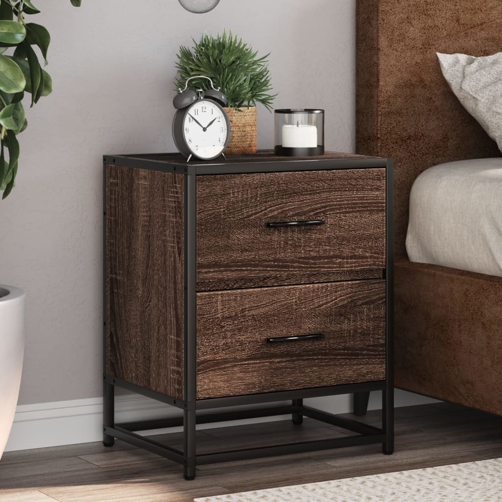 Bedside Cabinet 40X31X50 Cm Engineered Wood