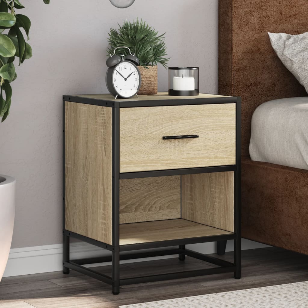 Bedside Cabinets 2 Pcs 40X31X50 Cm Engineered Wood