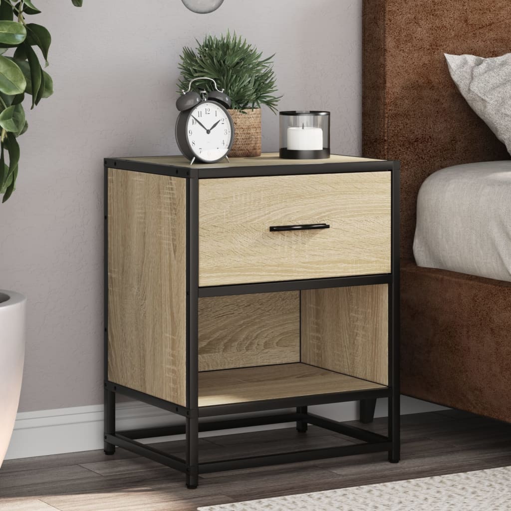 Bedside Cabinets 2 Pcs 40X31X50 Cm Engineered Wood