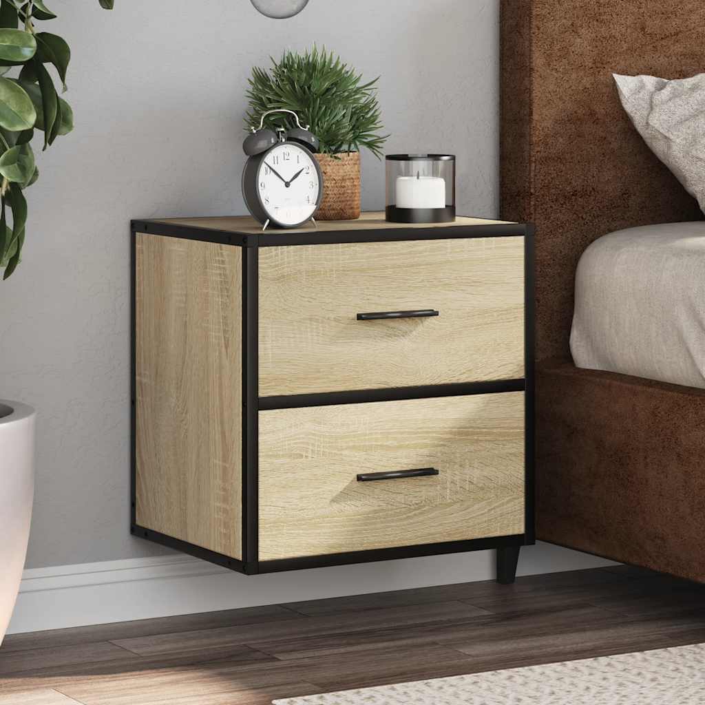 Wall-Mounted Bedside Cabinets 2 Pcs 40X31X39.5 Cm