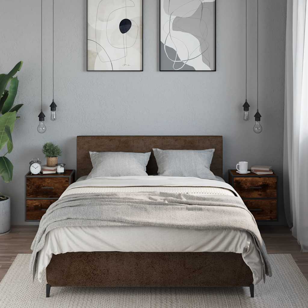 Wall-Mounted Bedside Cabinets 2 Pcs 40X31X39.5 Cm