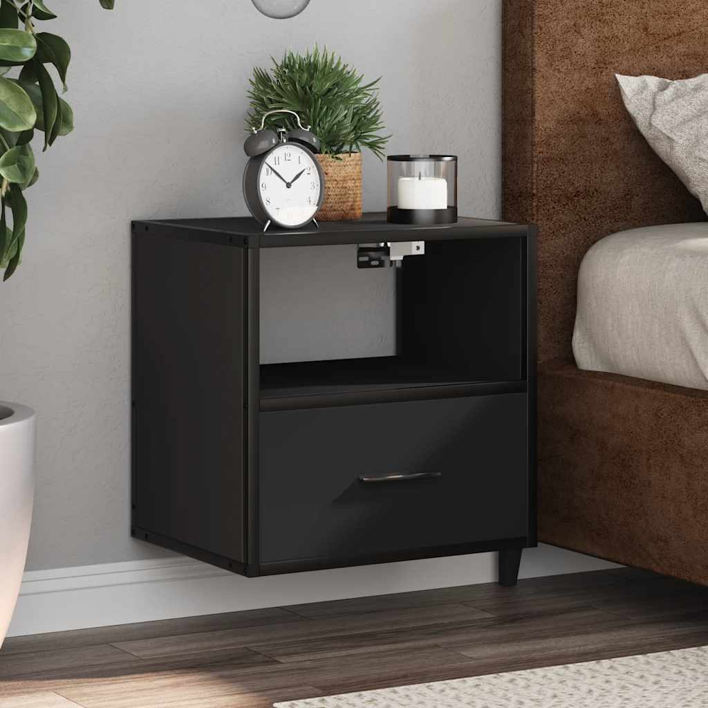 Wall-Mounted Bedside Cabinet 40X31X39.5 Cm
