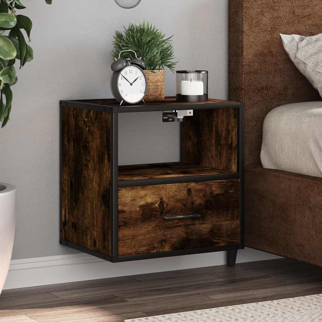 Wall-Mounted Bedside Cabinet 40X31X39.5 Cm