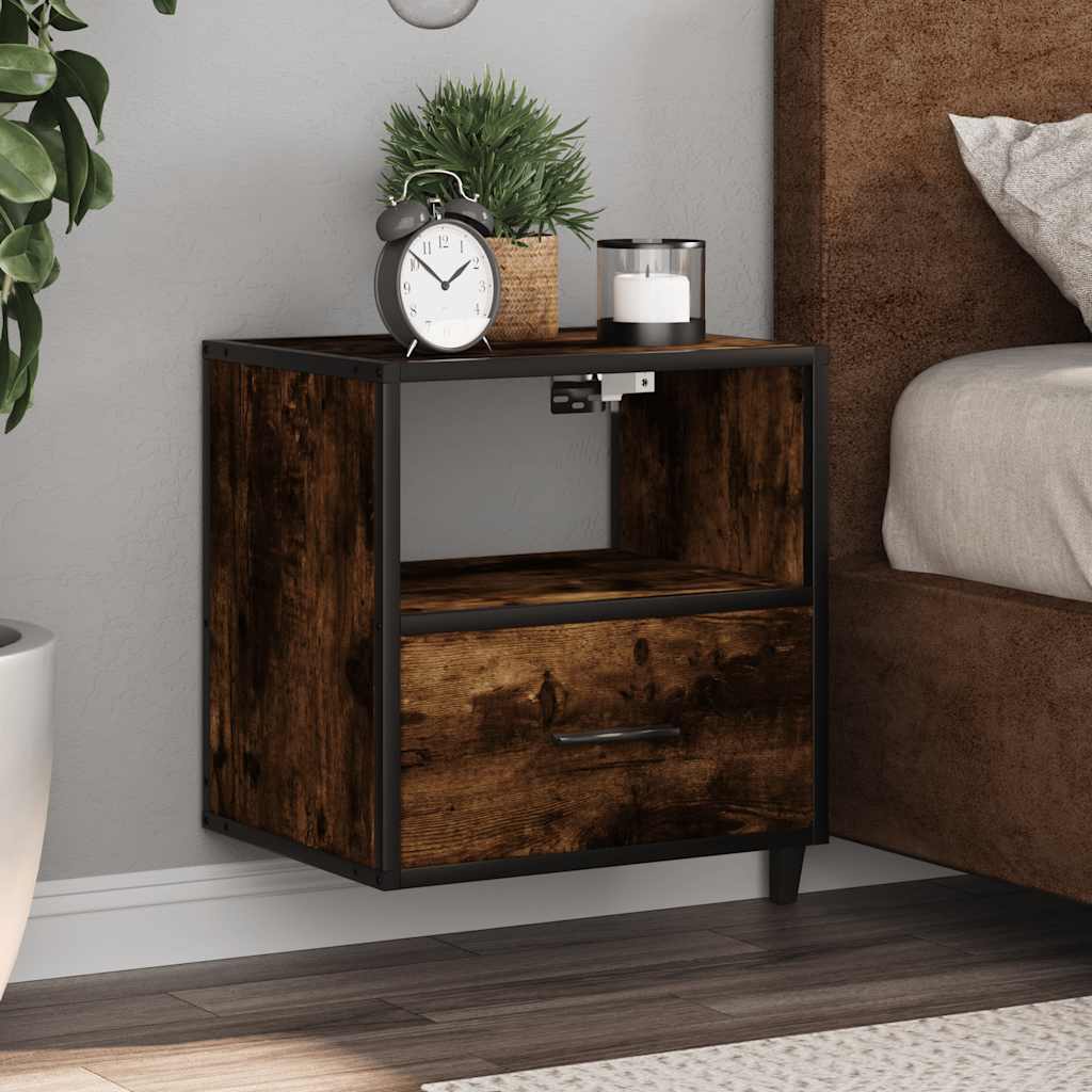 Wall-Mounted Bedside Cabinet 40X31X39.5 Cm