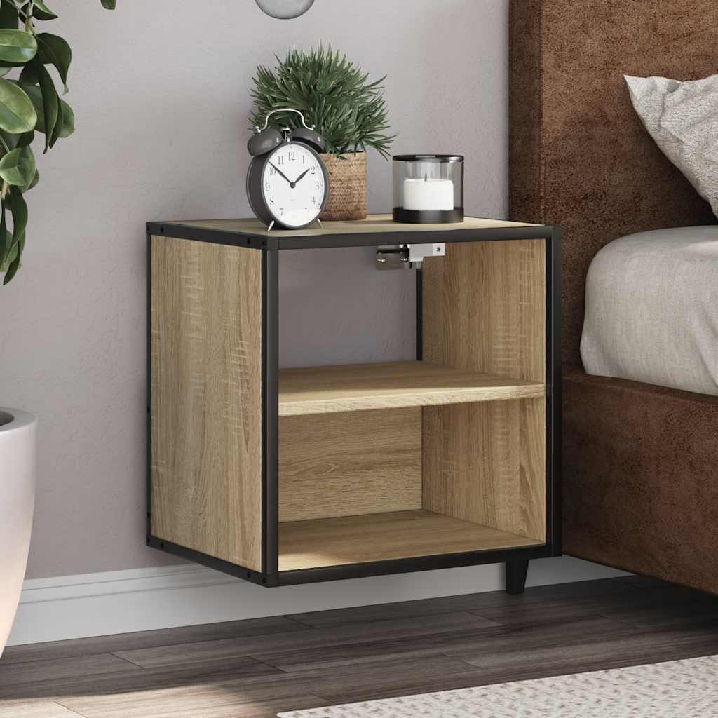 Wall-Mounted Bedside Cabinet 40X31X39.5 Cm