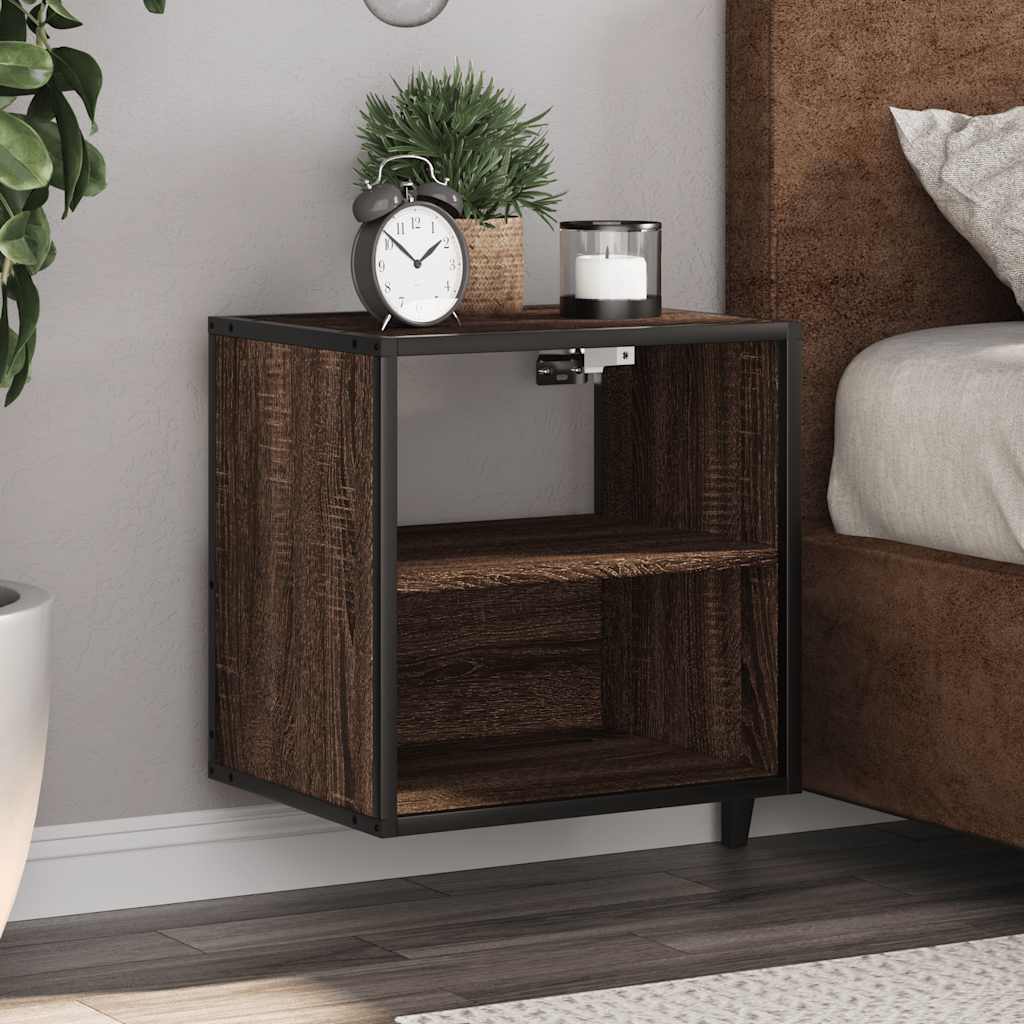 Wall-Mounted Bedside Cabinet 40X31X39.5 Cm