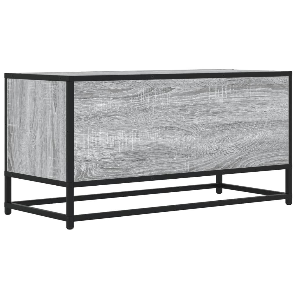 Tv Cabinet 80X34.5X40 Cm Engineered Wood And Metal