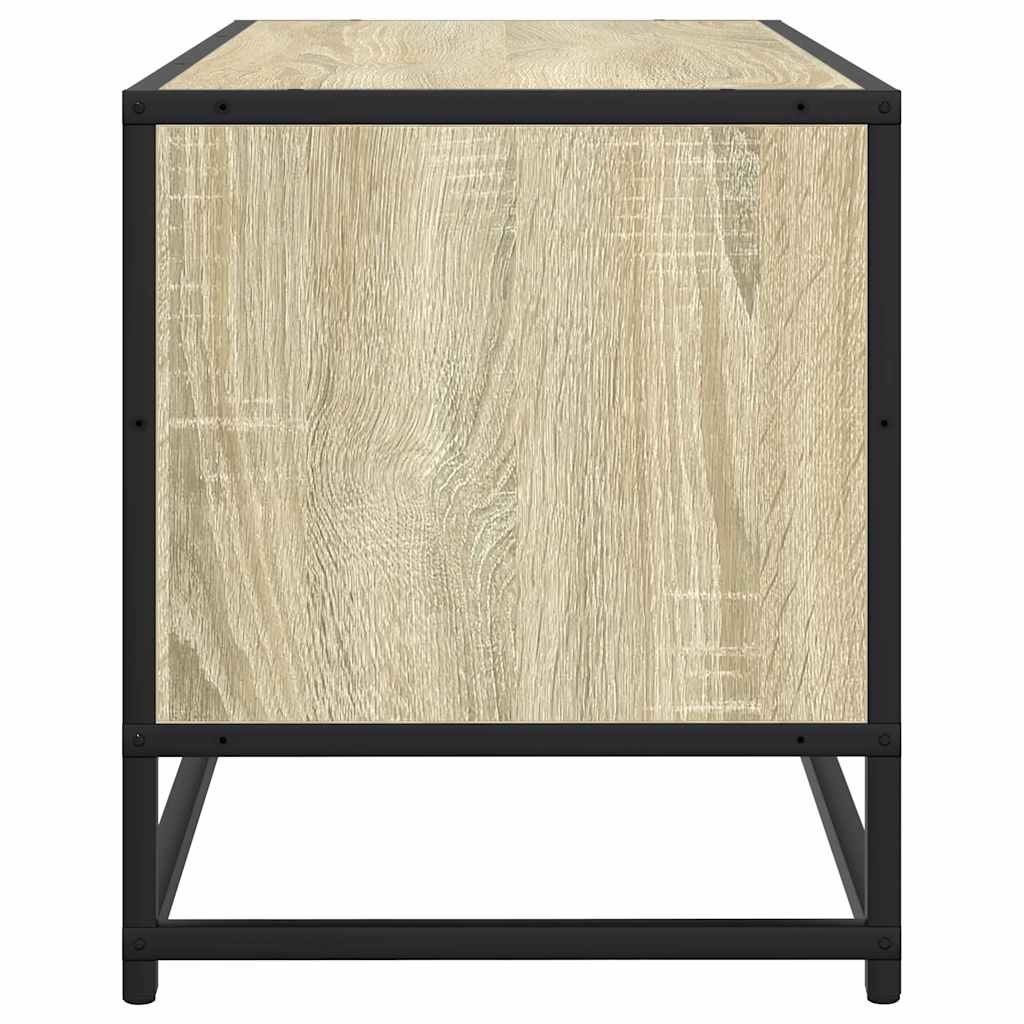 Tv Cabinet 80X34.5X40 Cm Engineered Wood And Metal