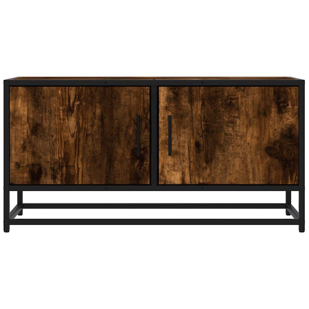 Tv Cabinet 80X34.5X40 Cm Engineered Wood And Metal