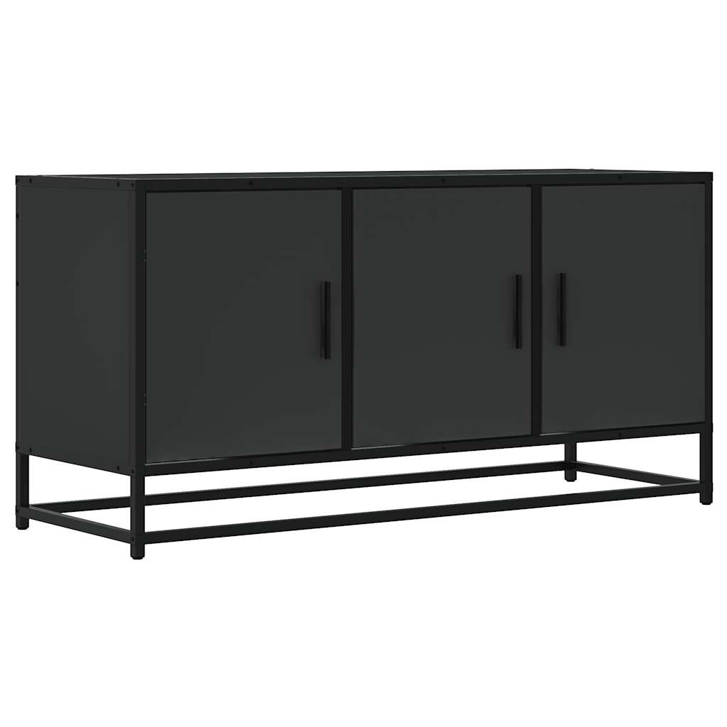 Tv Cabinet 100X35X50 Cm Engineered Wood And Metal