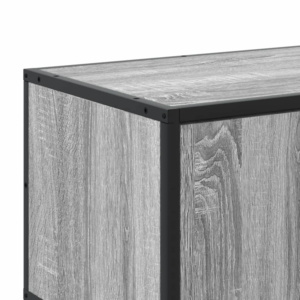 Tv Cabinet 100X35X41 Cm Engineered Wood And Metal