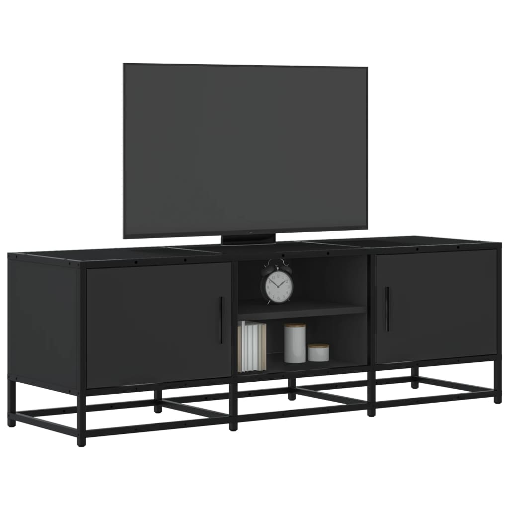 Tv Cabinet 100X35X41 Cm Engineered Wood And Metal