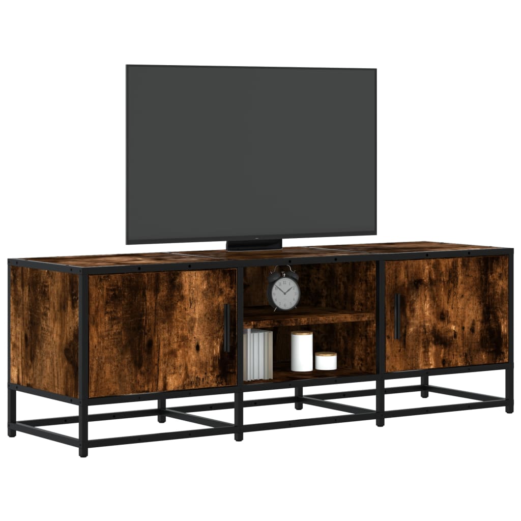 Tv Cabinet 100X35X41 Cm Engineered Wood And Metal