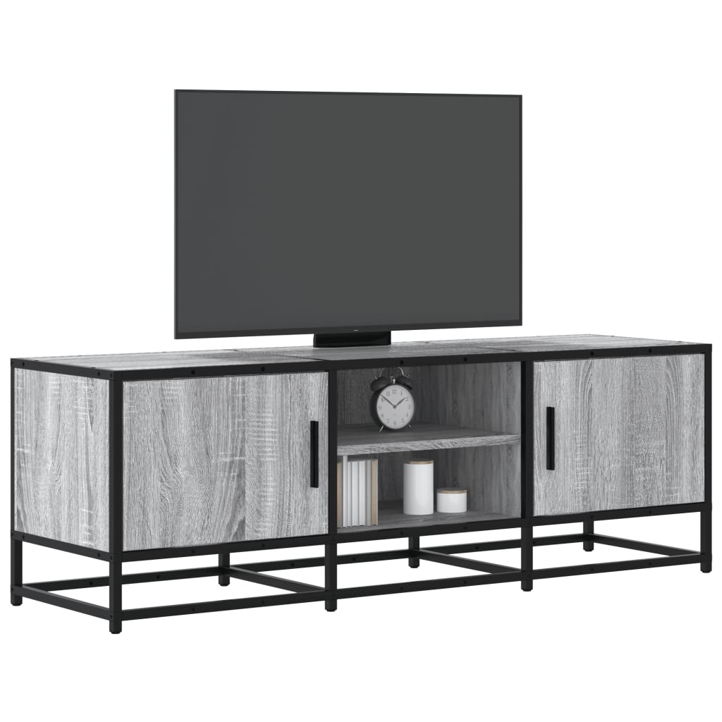 Tv Cabinet 100X35X41 Cm Engineered Wood And Metal