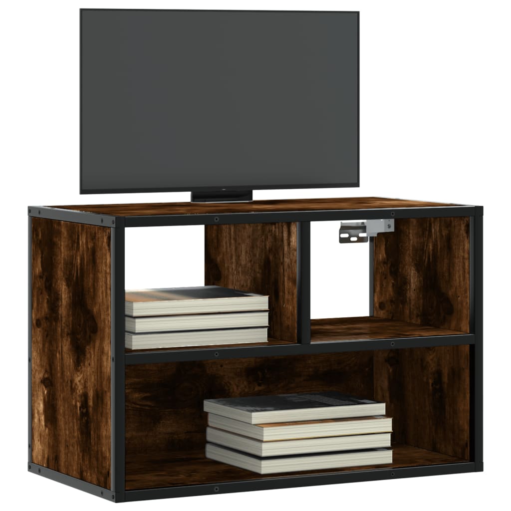 Tv Cabinet 100X31X39.5 Cm Engineered Wood And Metal