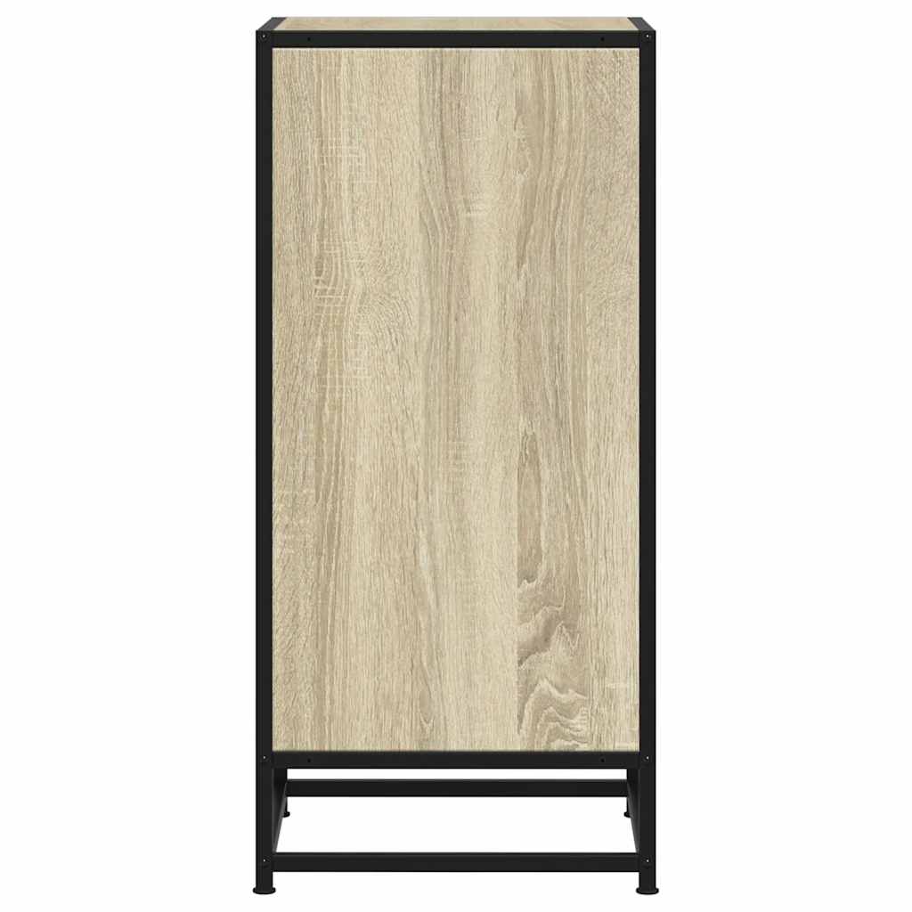 Sideboard 35.5X35X76 Cm Engineered Wood And Metal