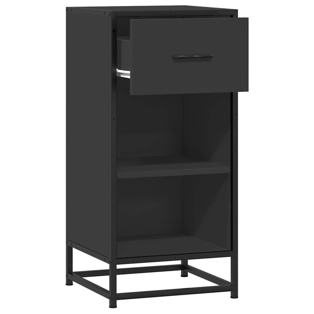 Sideboard 35.5X35X76 Cm Engineered Wood And Metal