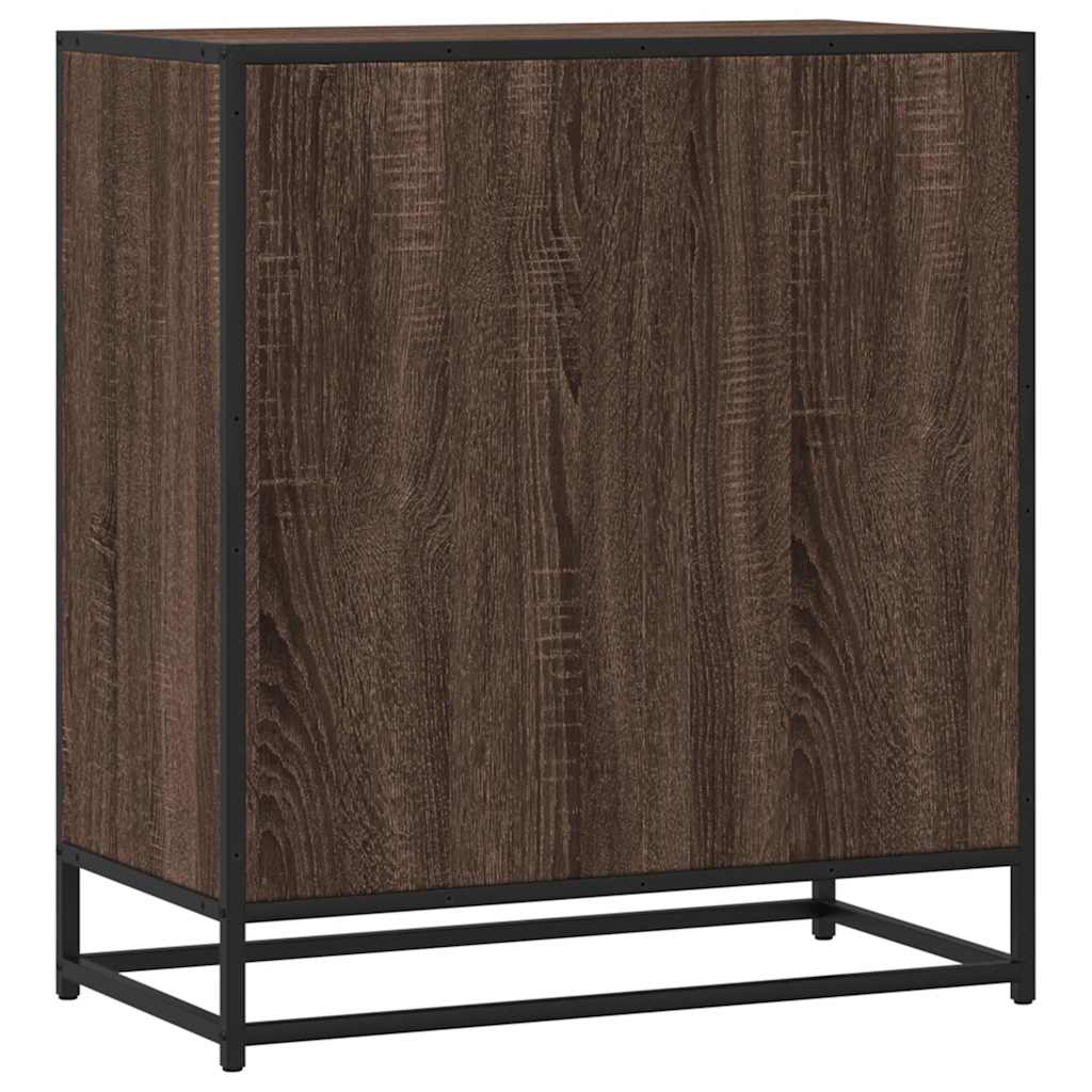 Sideboard 68X35X76 Cm Engineered Wood And Metal