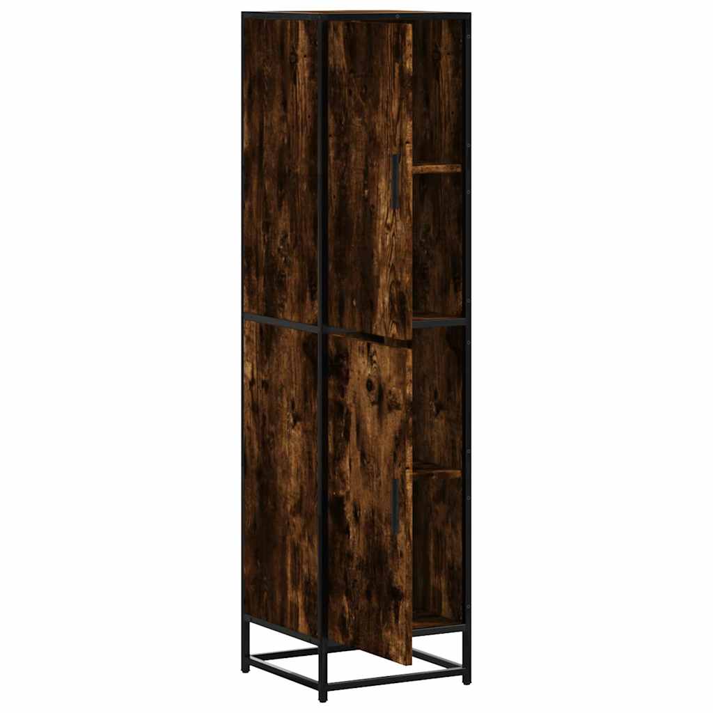 Highboard 35.5X35X139 Cm Engineered Wood And Metal