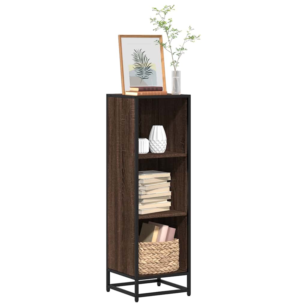 Bookcase Engineered Wood And Metal
