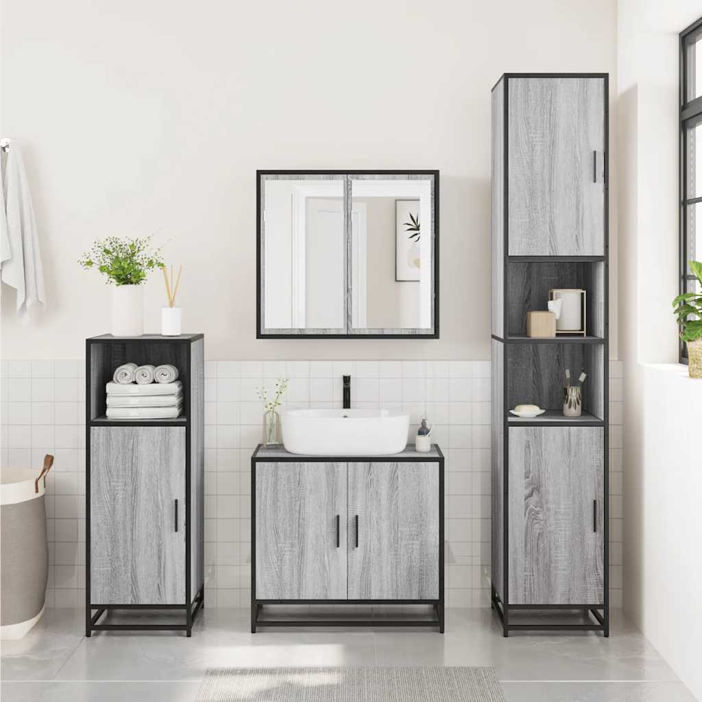 Bathroom Cabinet 35X37.5X100 Cm Engineered Wood
