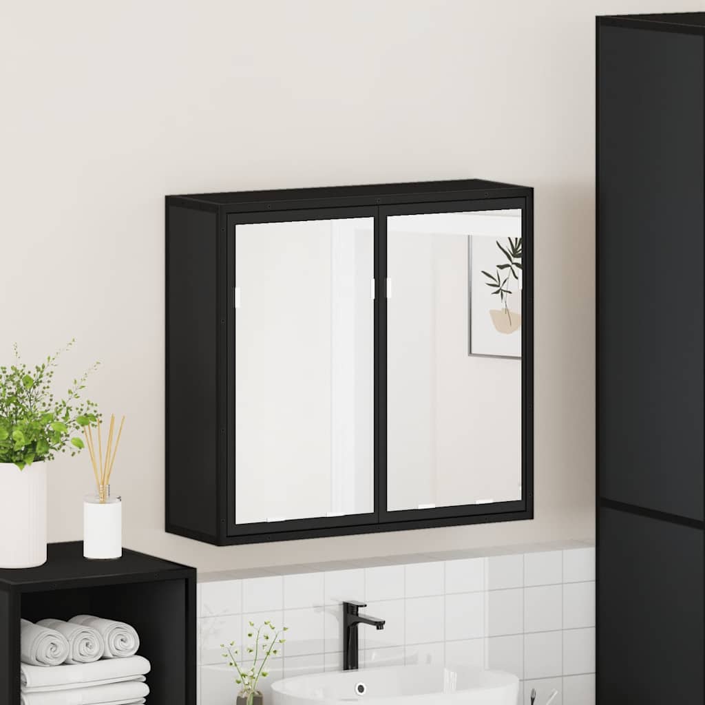 Bathroom Mirror Cabinet 65X20X60 Cm Engineered Wood