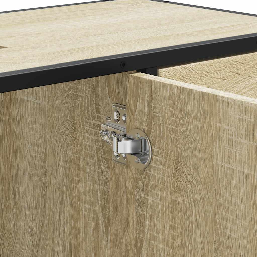 Bathroom Sink Cabinet 80X33X60 Cm Engineered Wood