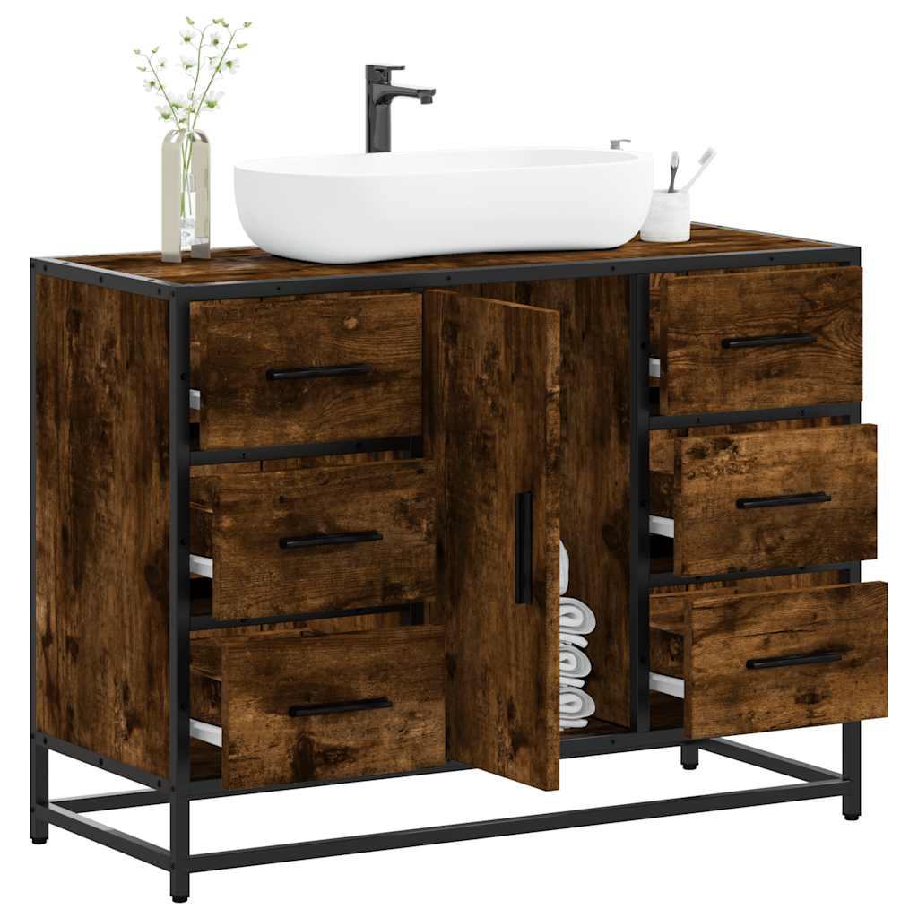 Bathroom Sink Cabinet 80X33X60 Cm Engineered Wood