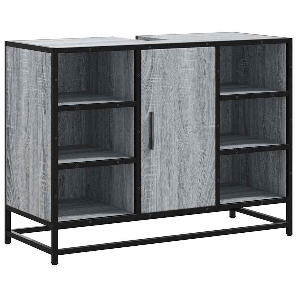 Bathroom Sink Cabinet 80X33X60 Cm Engineered Wood