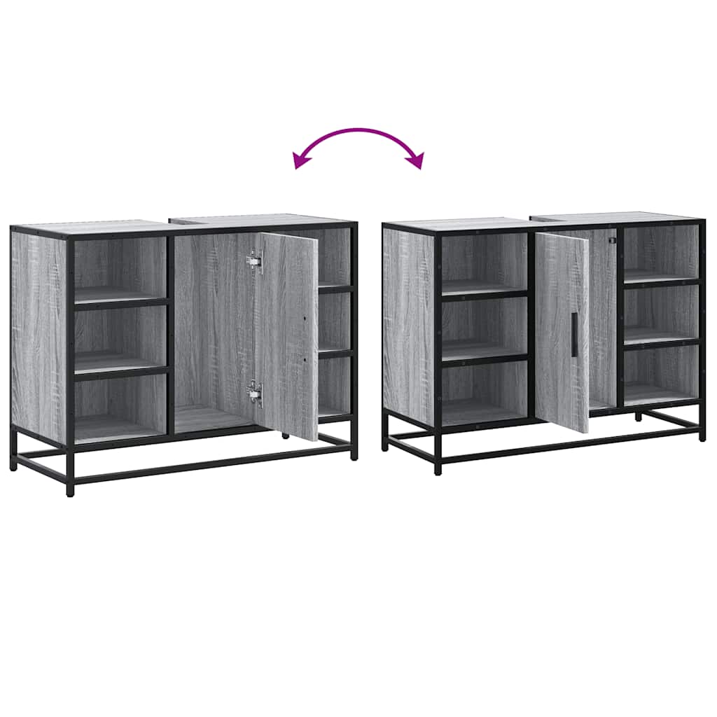 Bathroom Sink Cabinet 80X33X60 Cm Engineered Wood