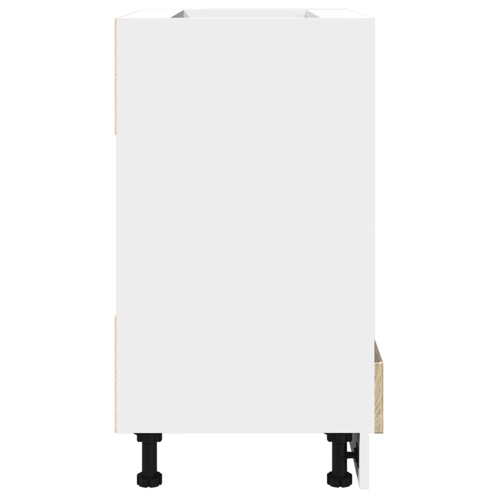 Oven Cabinet Sonoma Oak 60X46X81.5 Cm Engineered Wood