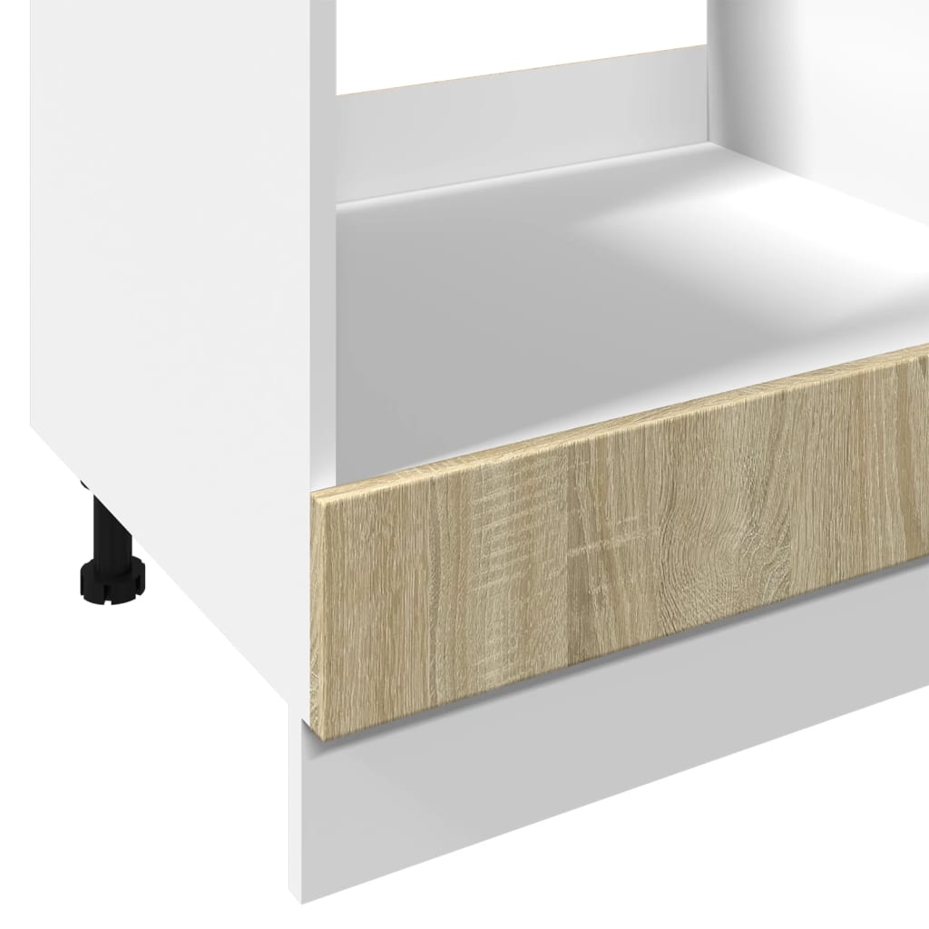Oven Cabinet Sonoma Oak 60X46X81.5 Cm Engineered Wood