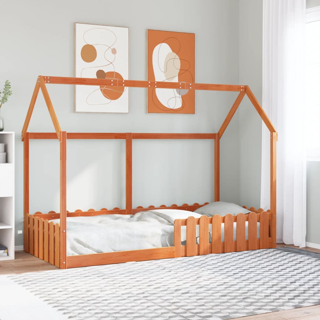 Kids' House Bed Frame Without Mattress