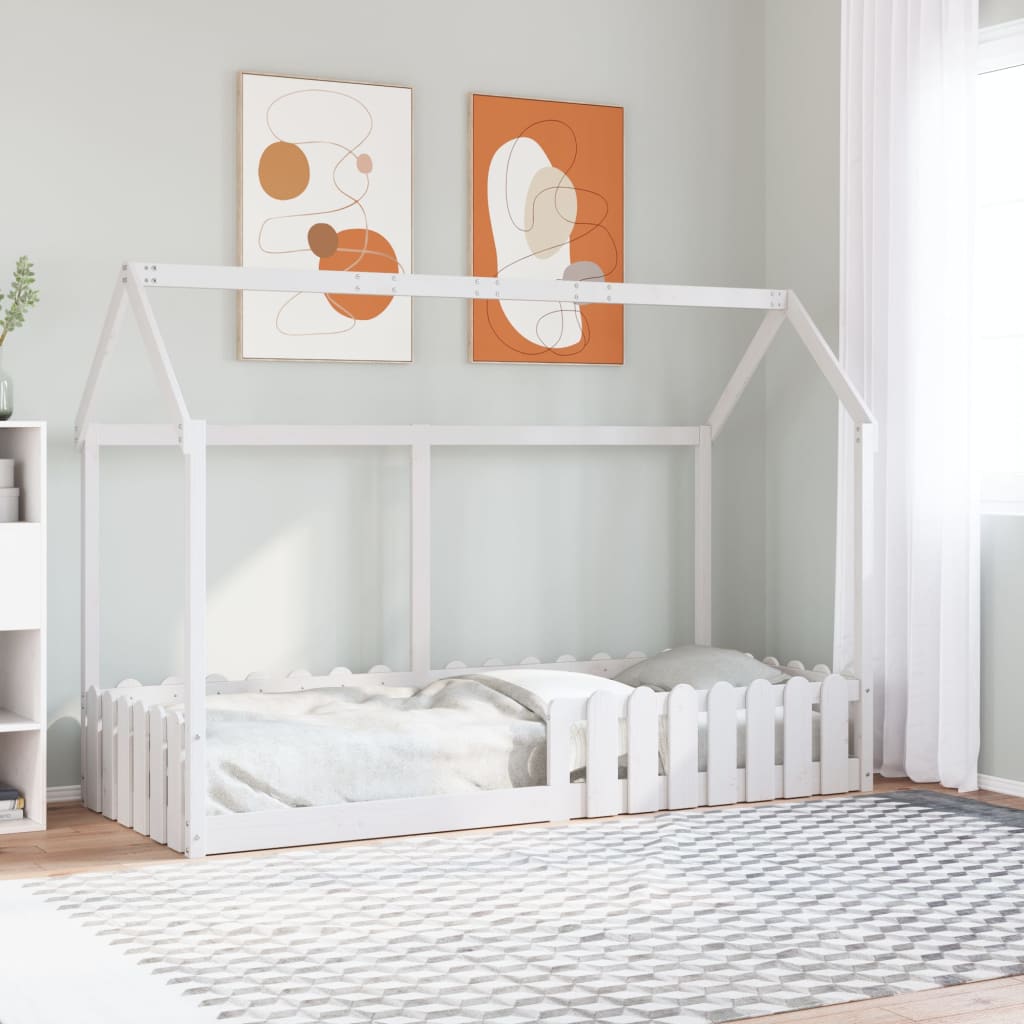 Kids' House Bed Frame Without Mattress