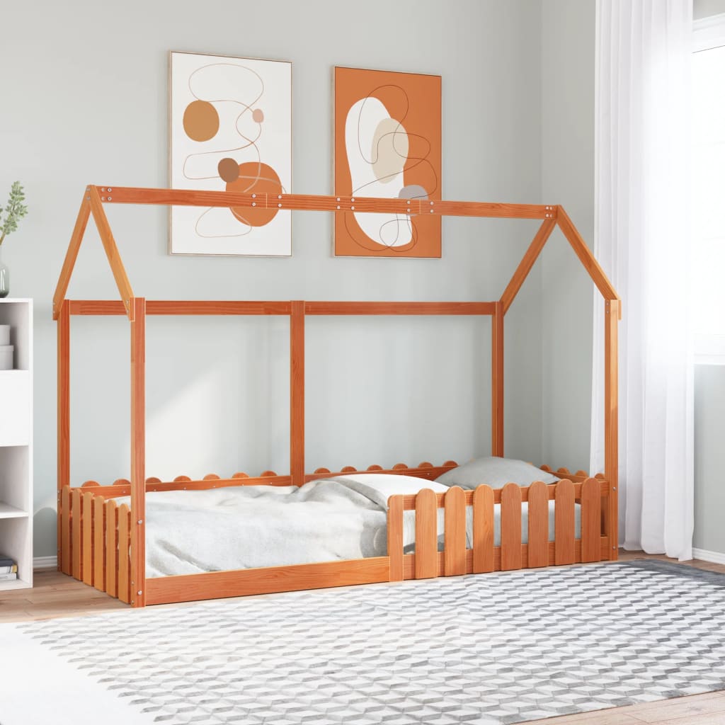 Kids' House Bed Frame Without Mattress