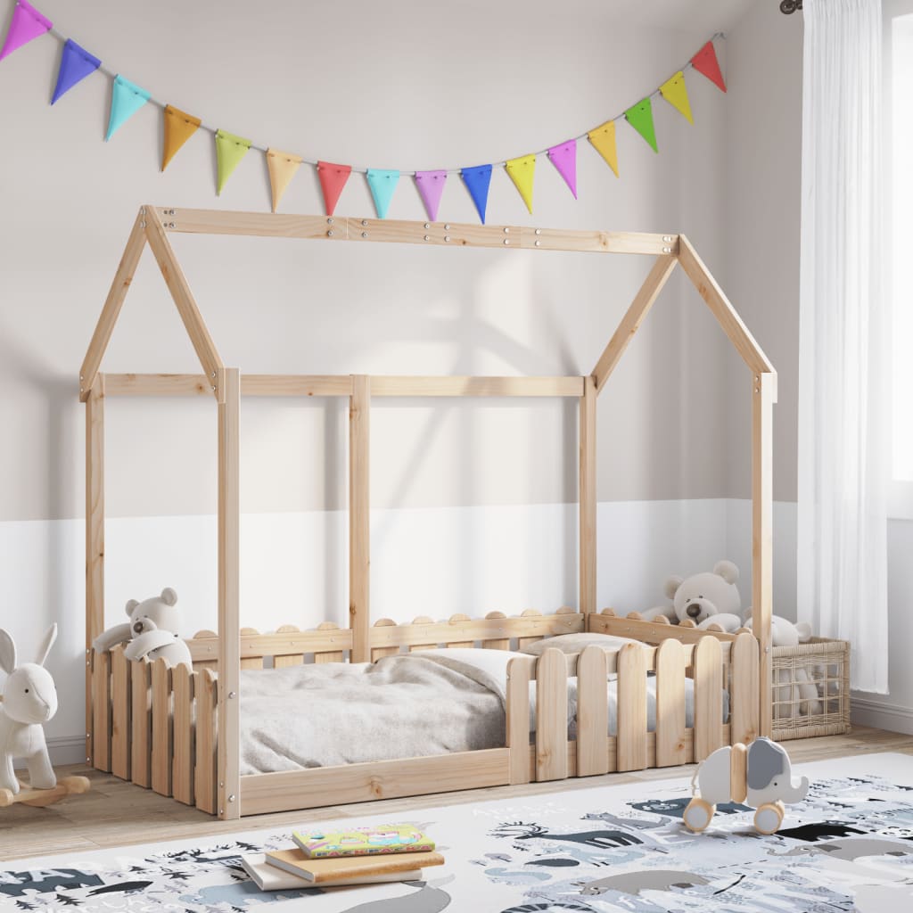 Kids' House Bed Frame Without Mattress
