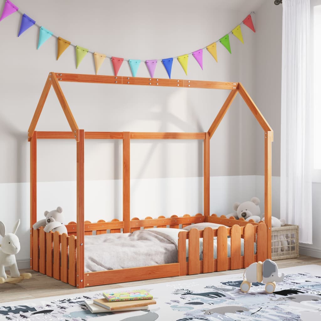 Kids' House Bed Frame Without Mattress