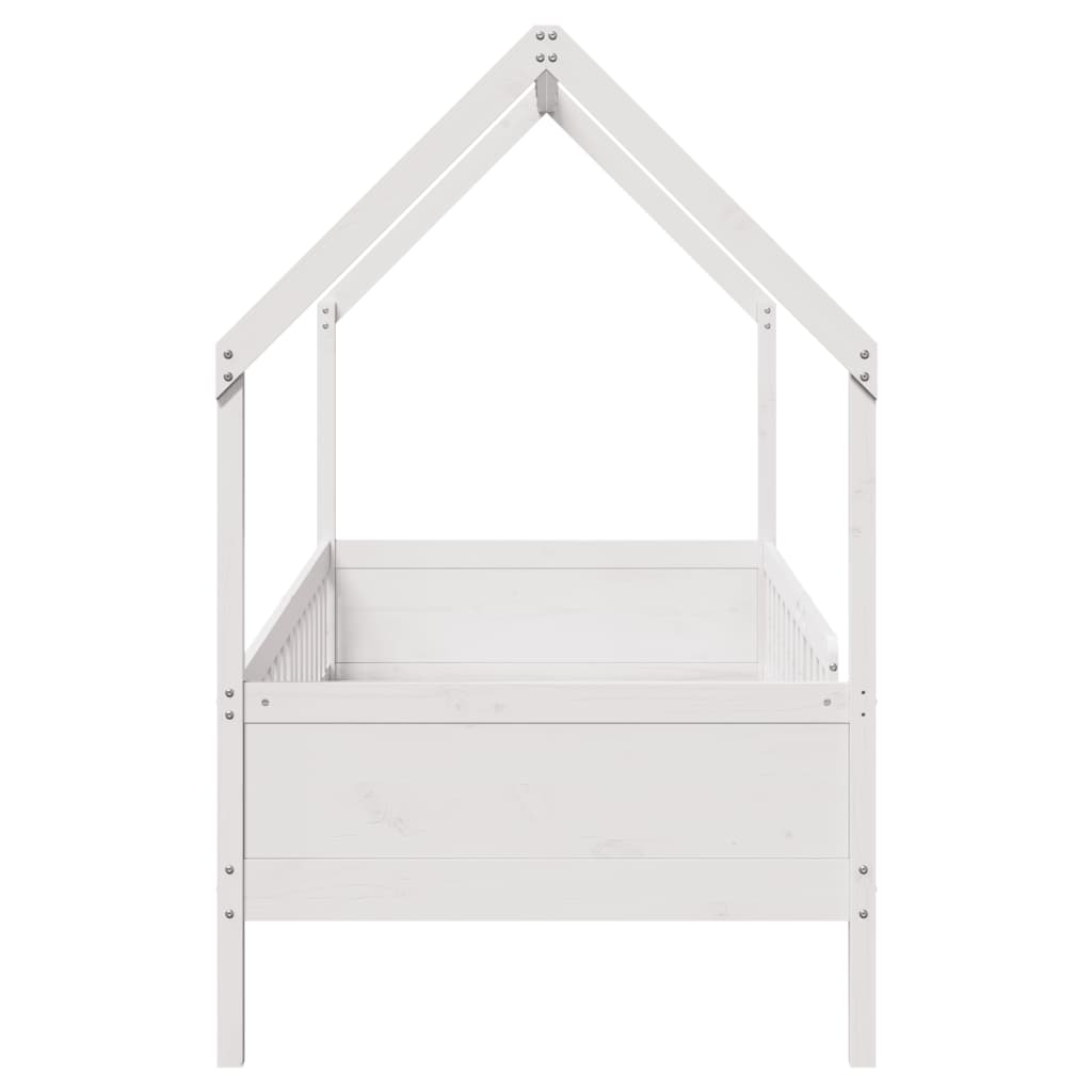 Kids' House Bed Frame Without Mattress Pine
