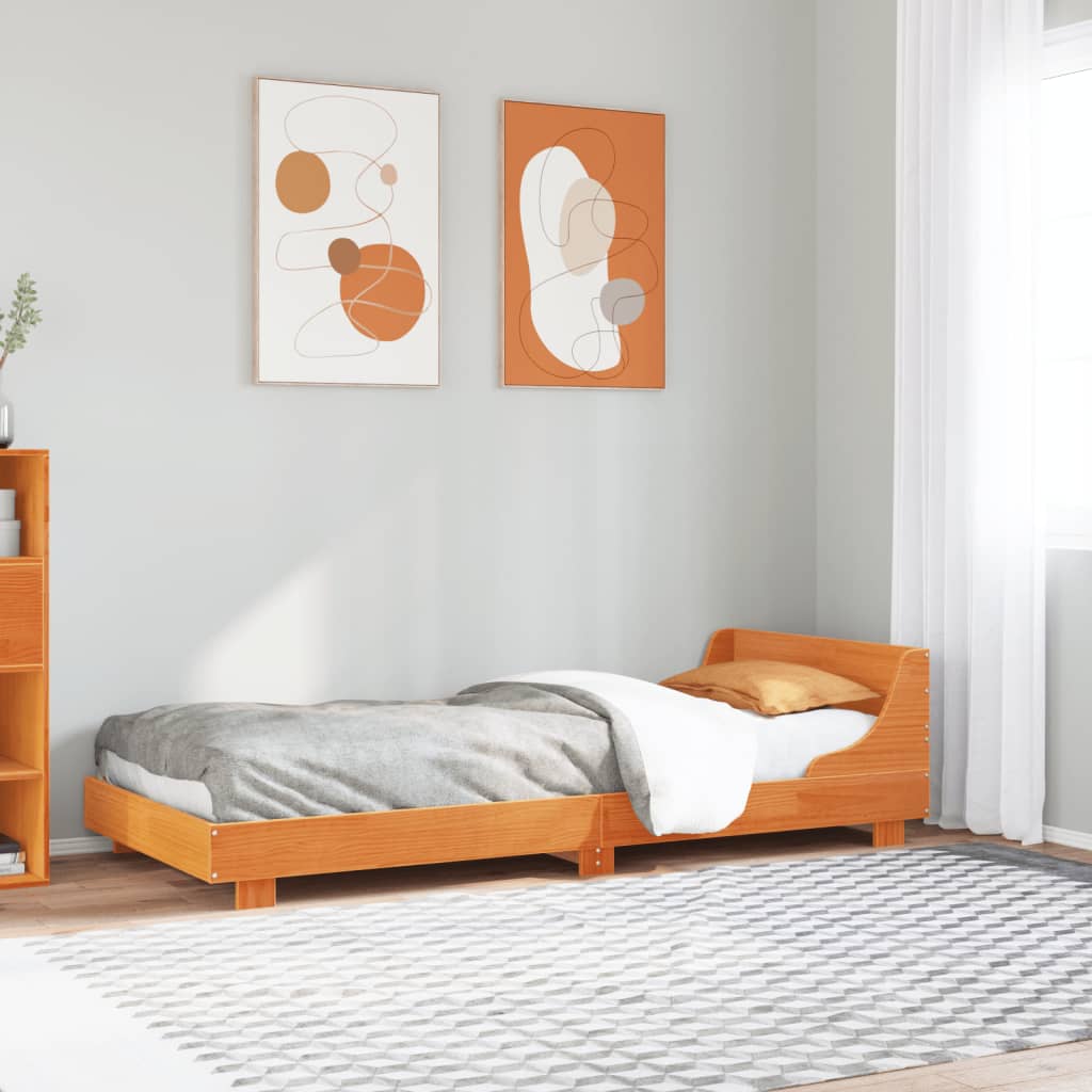 Bed Frame Without Mattress King Size Solid Wood Pine