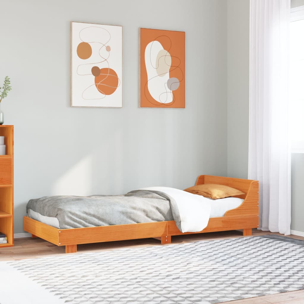 Bed Frame Without Mattress King Size Solid Wood Pine
