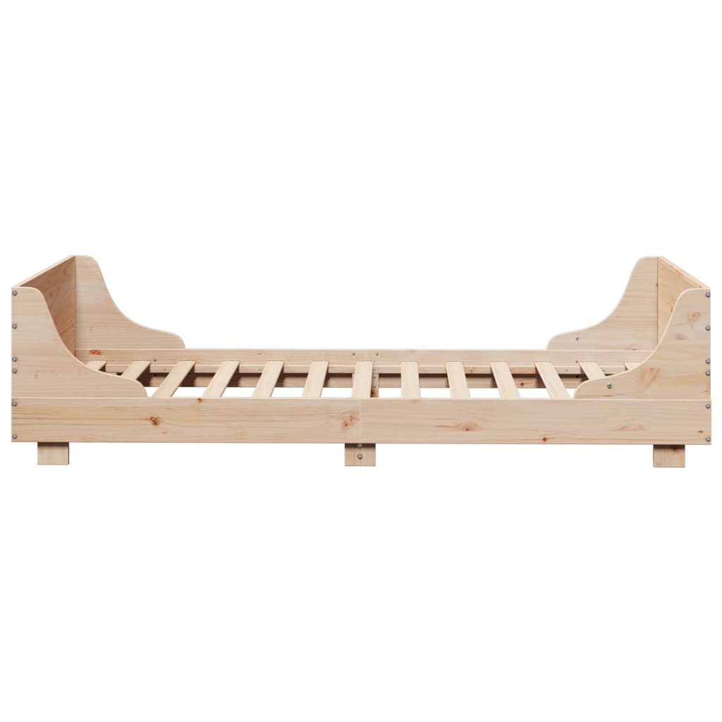 Bed Frame Without Mattress Solid Wood Pine