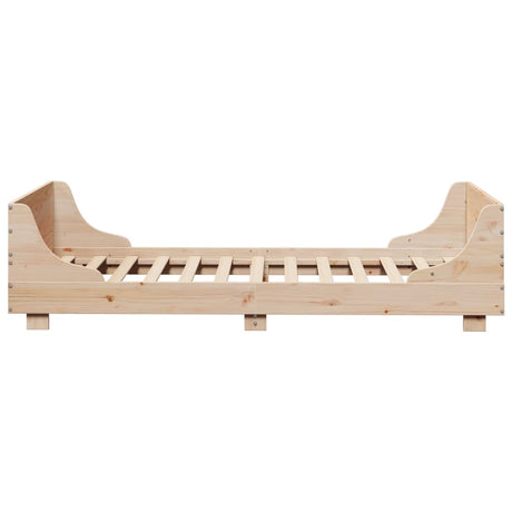 Bed Frame Without Mattress Solid Wood Pine