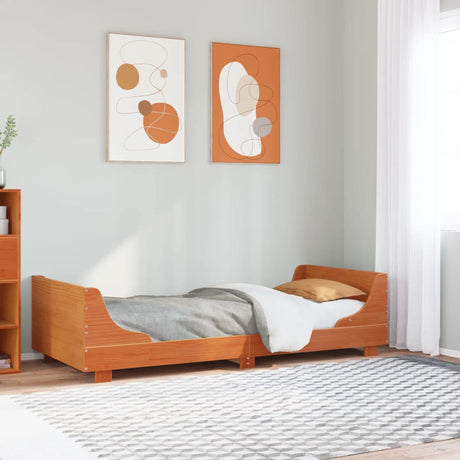 Bed Frame Without Mattress Solid Wood Pine
