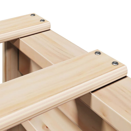 Bed Frame Without Mattress Solid Wood Pine